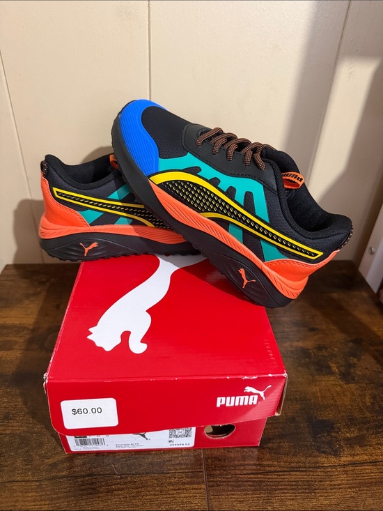 Puma Other - Puma Men's Black/Teal/Blue/Orange Running Sneakers